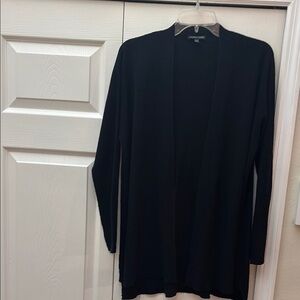 Eileen Fisher Black Knit Cardigan Sweater, perfect condition